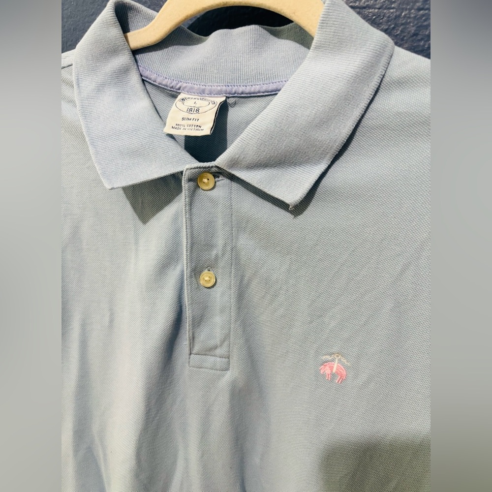 Brooks Brothers Light Blue Polo Shirt
